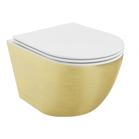 Підвісний унітаз MEXEN LENA BRUSHED GOLD