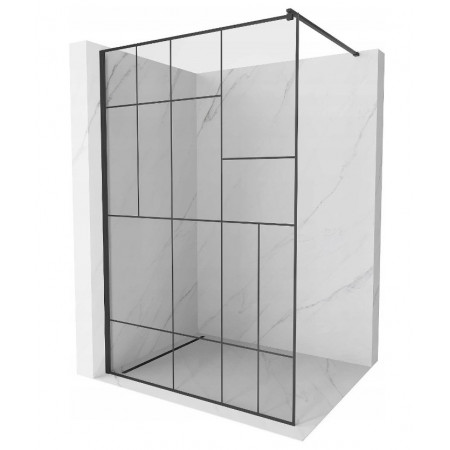 Душова стінка MEXEN KIOTO 120 LOFT-2 BLACK
