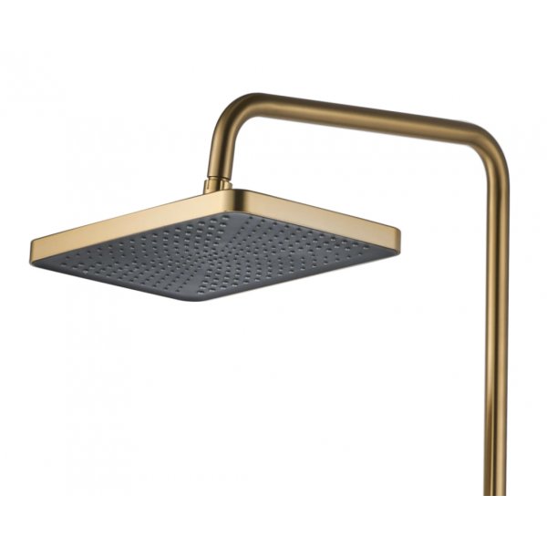 Душовий гарнітур REA HELIX BRUSHED GOLD матове золото з виливом