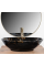 Умивальник (раковина) REA PAMELA BLACK MARBLE SHINY накладний