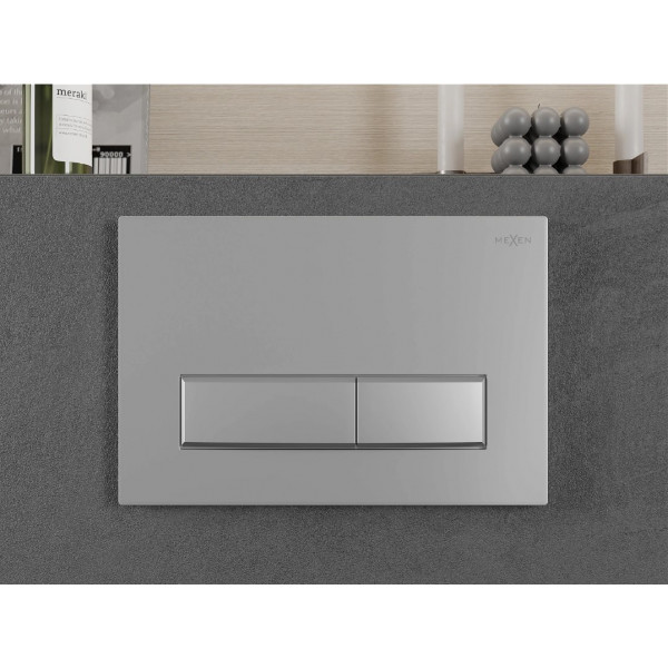 Кнопка змиву для встановлення MEXEN FENIX 09 CHROME MATT