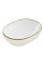Умивальник (раковина) MEXEN VIKI WHITE DIAMOND GOLD накладний *