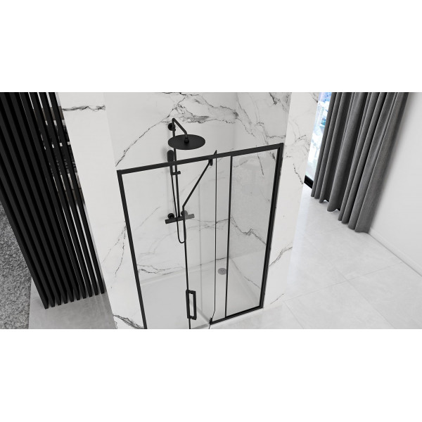 Душові двері REA RAPID SWING 120 BLACK