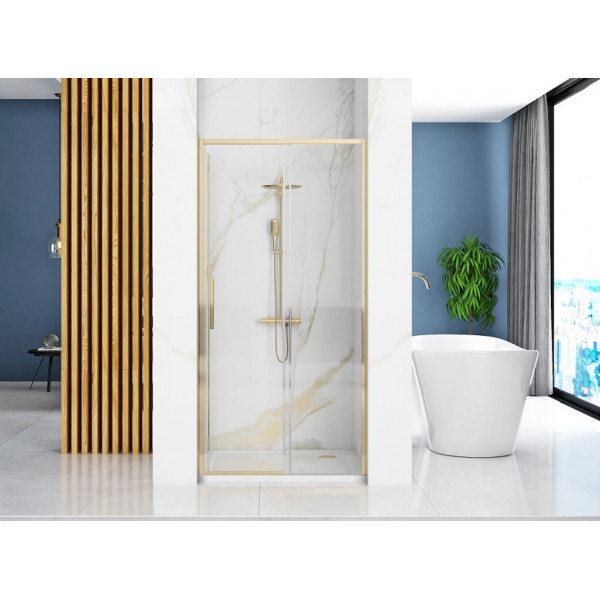 Душові двері REA RAPID SLIDE 100 GOLD