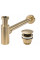 Сифон для раковини REA BRUSHED GOLD універсальний + CLICK-CLACK