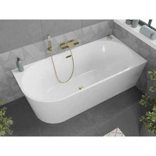 Ванна кутова MEXEN MIA 170x80 WHITE-G акрилова права