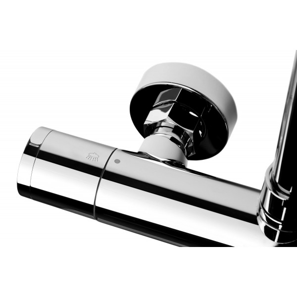 Душовий гарнітур CORSAN LUGO CHROME з термостатом та виливом *