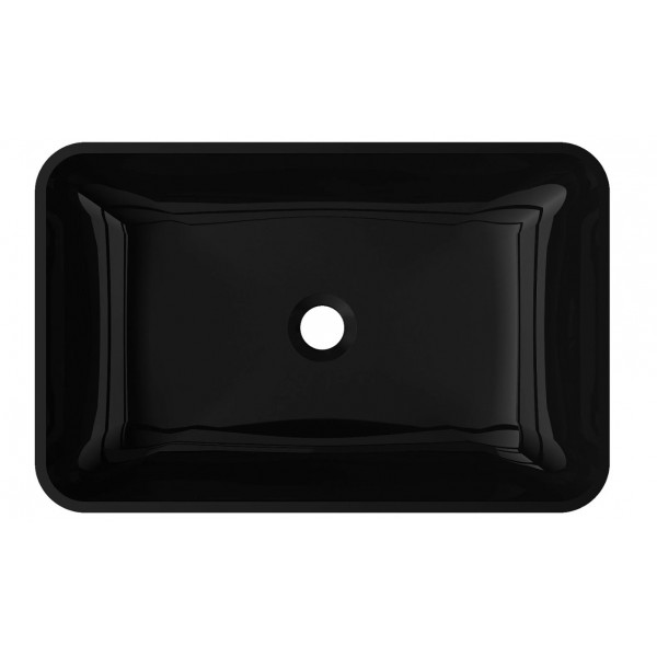 Умивальник (раковина) MEXEN MEGAN 56 BLACK накладний
