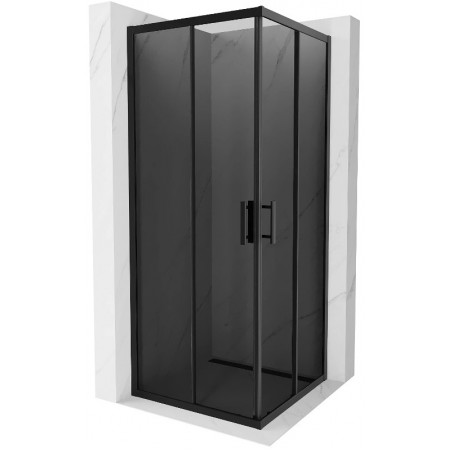 Душова кабіна MEXEN RIO 80х80 GRAPHITE BLACK квадратна