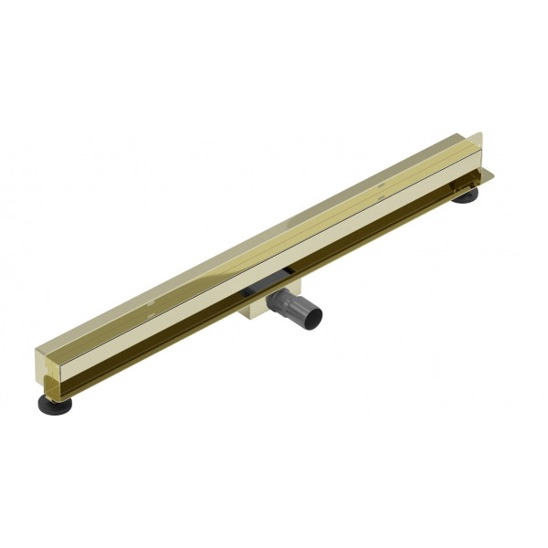 Трап для душу MEXEN FLAT 110 WALL GOLD 2в1 настінний золотий