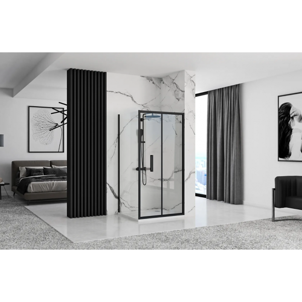 Душова кабіна REA RAPID FOLD 90x80 BLACK