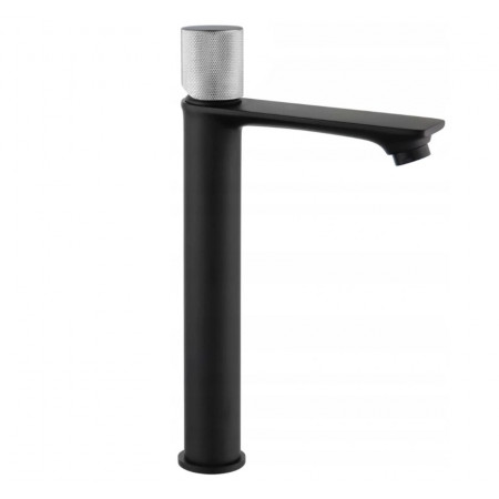 Змішувач для раковини (умивальника) MEXEN ROYO ONE BLACK CHROME високий