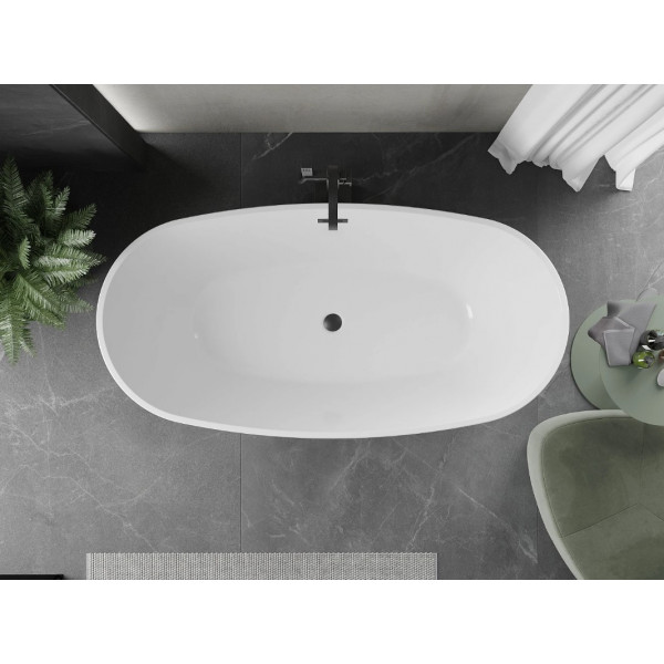 Ванна окрема MEXEN ERIS 170х85 WHITE-B акрилова