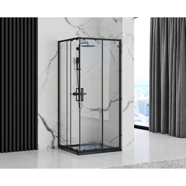 Душова кабіна REA PUNTO 90х90 BLACK