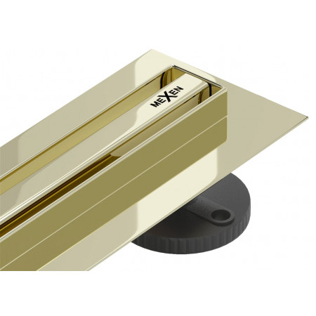 Трап для душу MEXEN FLAT 60 SLIM GOLD 360 ° золотий