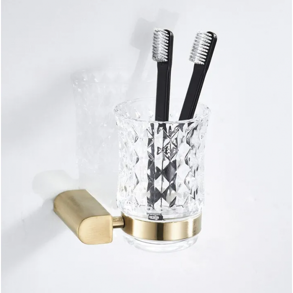 Склянка для зубних щіток REA 322224B BRUSHED GOLD