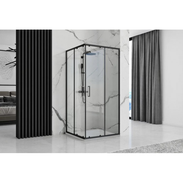 Душовий піддон REA BAZALT 90x90 WHITE