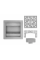 Трап для душу REA DOTS 12x12 NICKIEL BRUSHED