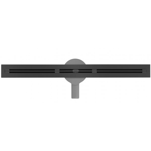 Трап для душу MEXEN FLAT 70 SUPER SLIM BLACK 360 ° чорний