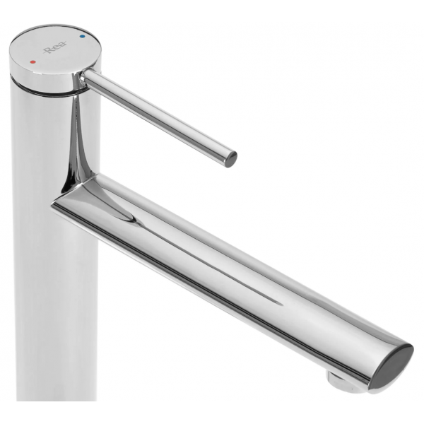 Змішувач для раковини (умивальника) REA OVAL CHROME хром високий *