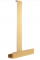 Полиця REA TORI BRUSHED GOLD на душову стінку