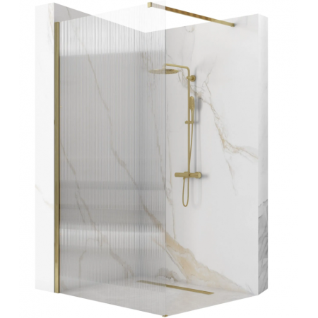 Душова стінка REA AERO 100 INTIMO BRUSHED GOLD