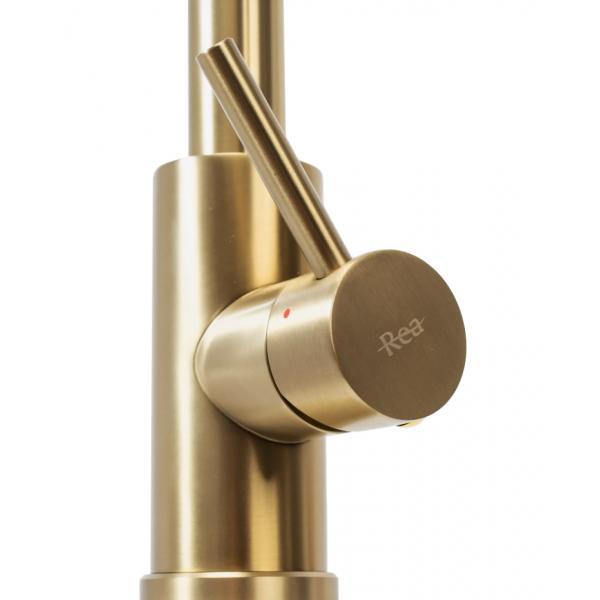 Змішувач для кухні REA FRESH BRUSHED GOLD золотий матовий