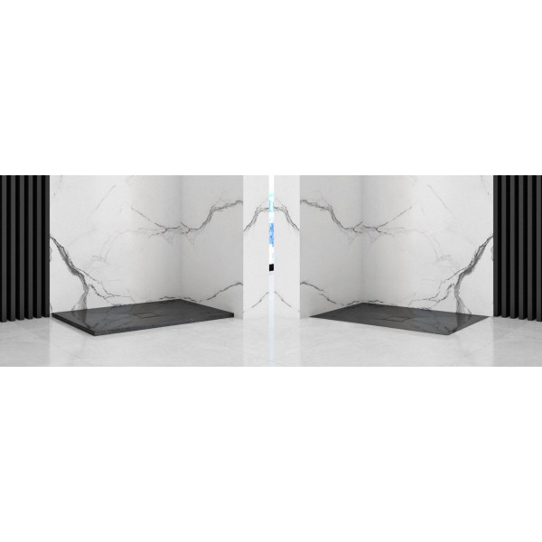 Душовий піддон REA STONE 80x100 BLACK