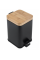 Кошик для сміття YOKA SIDO BLACK BAMBOO 3л. для ванної кімнати