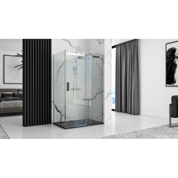 Душовий піддон REA ROCK 90x120 BLACK