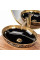 Умивальник (раковина) REA MARGOT GOLD BLACK накладний