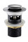 Донний клапан для раковини MEXEN CLICK-CLACK BLACK MINI з переливом