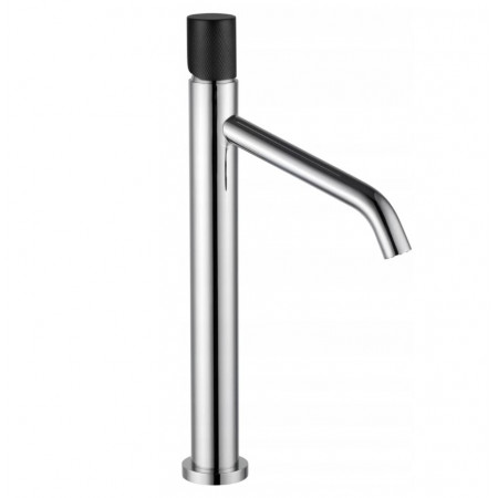 Змішувач для раковини (умивальника) MEXEN RUMBA ONE CHROME BLACK високий