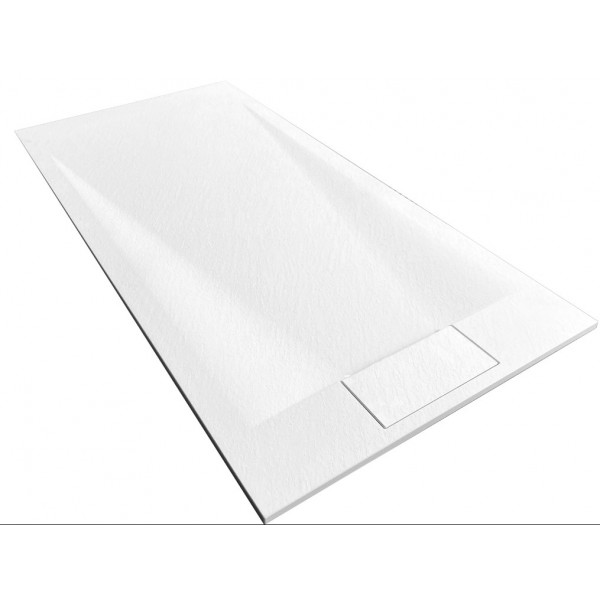 Душовий піддон REA BAZALT 80x100 WHITE