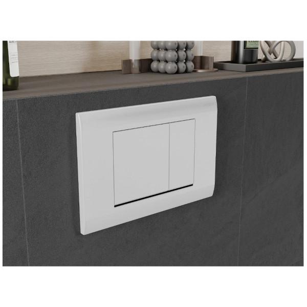 Кнопка змиву для інсталяції MEXEN FENIX 01 WHITE GLOSSY *