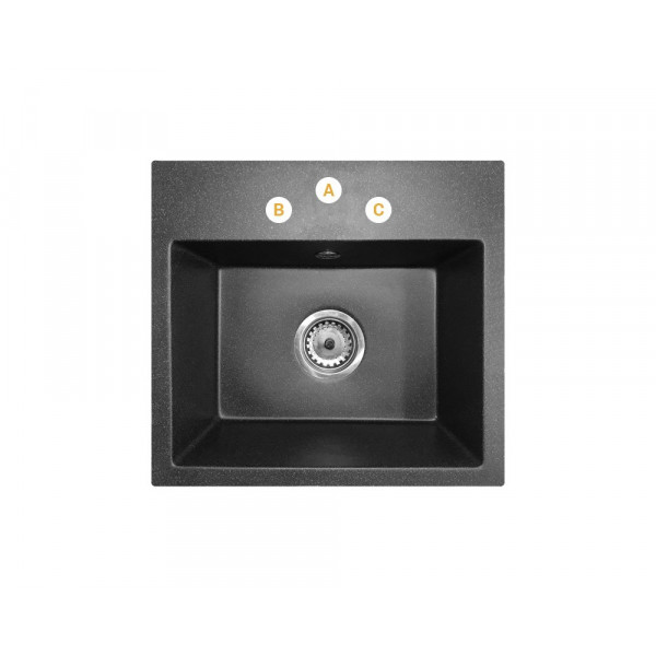 Кухонна мийка GRANITAN MINI 45 BLACK чорна *