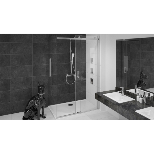 Бічна стінка (модуль) для кабіни REA NIXON-2 90 CHROME