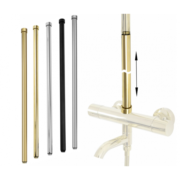 Подовжувач для душового гарнітуру REA BRUSHED GOLD 60 см золотий матовий
