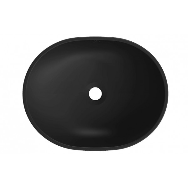 Умивальник (раковина) MEXEN VIKI GOLD BLACK MATT накладний