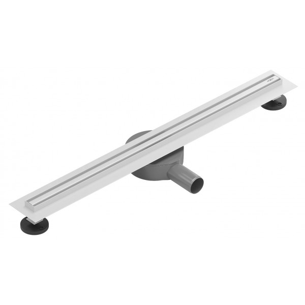 Трап для душу MEXEN FLAT 60 SLIM WHITE 360° білий