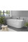 Ванна кутова MEXEN MIA 170x80 WHITE акрилова ліва