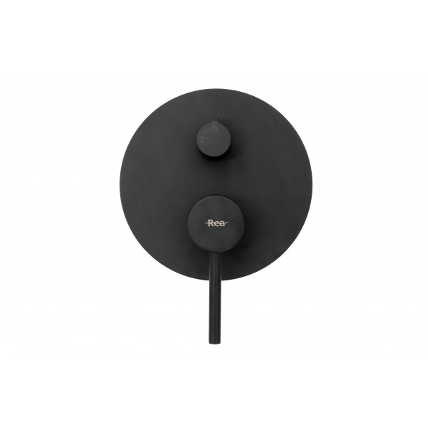 Душова система REA LUNGO BLACK + BOX прихованого монтажу