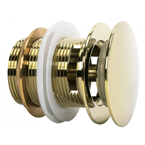 Донний клапан для ванни REA CLICK-CLACK GOLD 6 см*