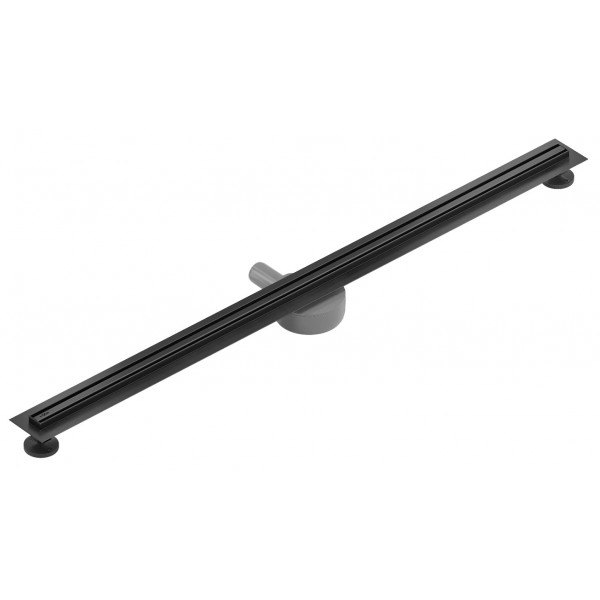 Трап для душу MEXEN FLAT 160 SLIM BLACK 360 ° чорний