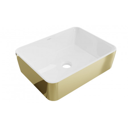 Умивальник (раковина) MEXEN CATIA GOLD WHITE накладний
