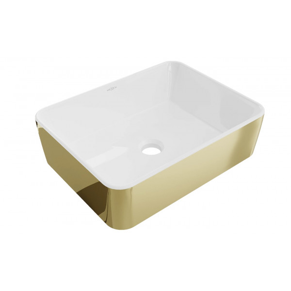 Умивальник (раковина) MEXEN CATIA GOLD WHITE накладний