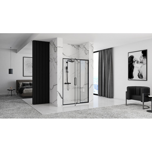 Душові двері REA RAPID SWING 120 BLACK