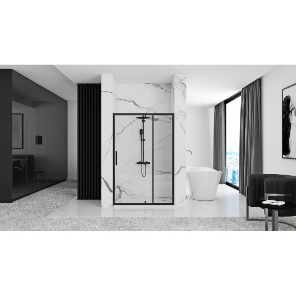 Душові двері REA RAPID SWING 120 BLACK