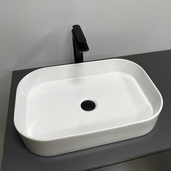Умивальник (раковина) VBI VESTONE 55 WHITE накладний