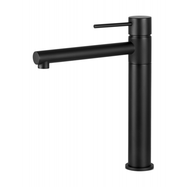 Змішувач для кухні CORSAN LUGO BLACK MATT чорний з рухомим носиком *